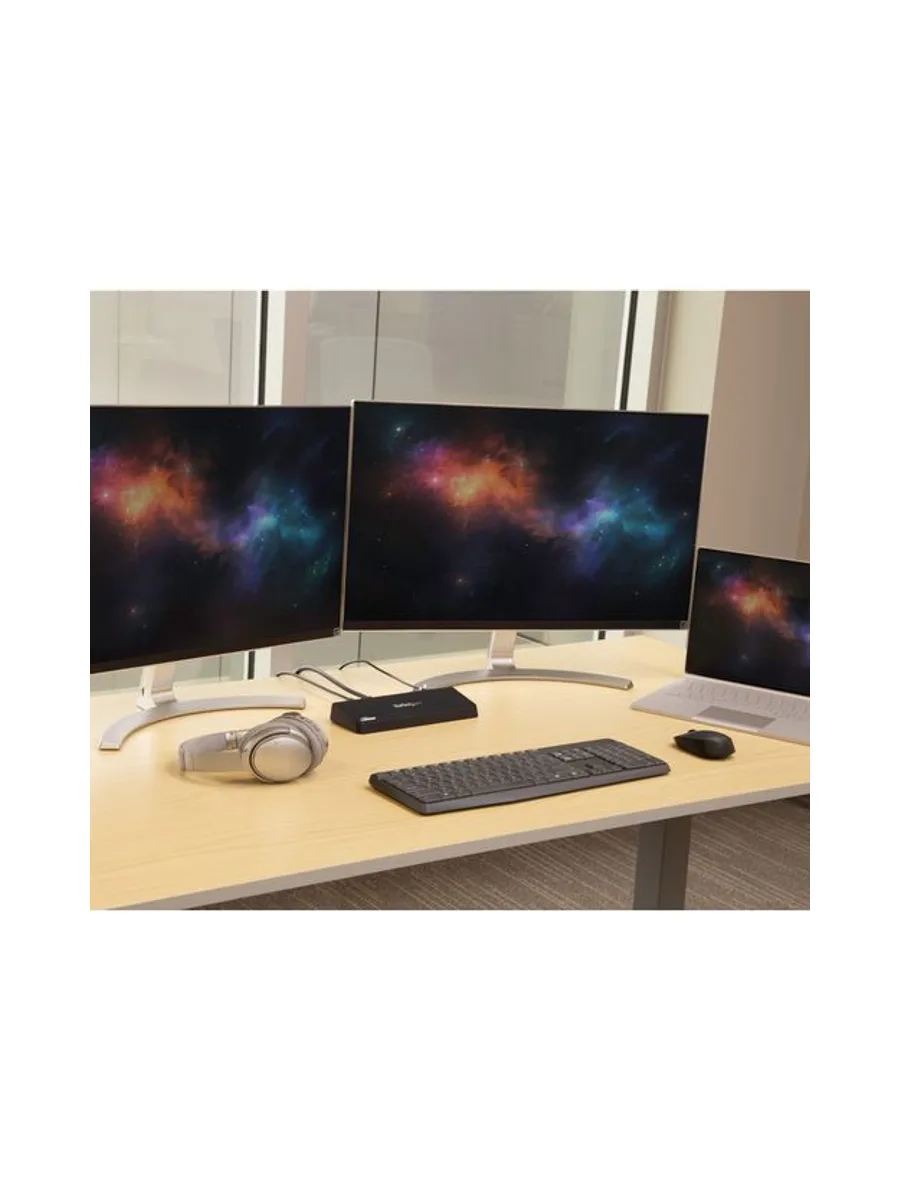 4K Laptop Docking Station DP HDMI USB 3 6