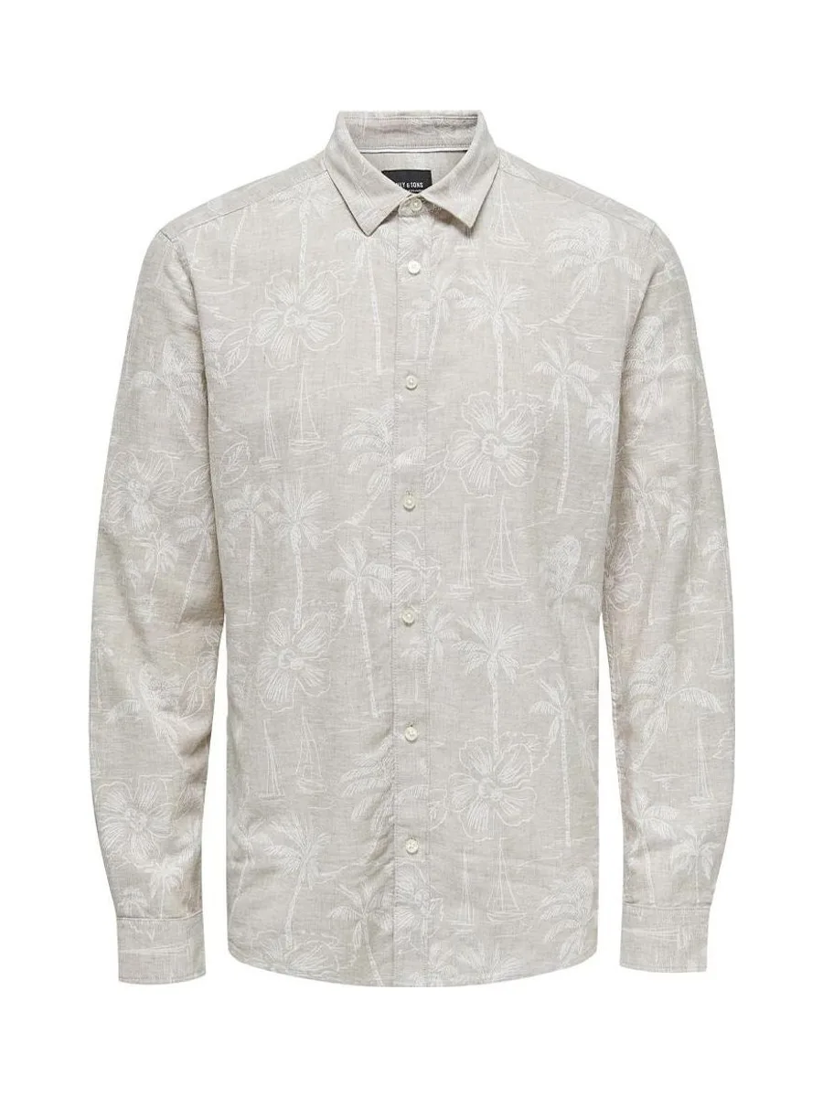 Chemise Grise Homme Only & Sons Caiden 2