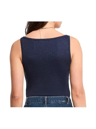 Débardeur Marine Femme Morgan Fantaisie Avec Bijoux 2