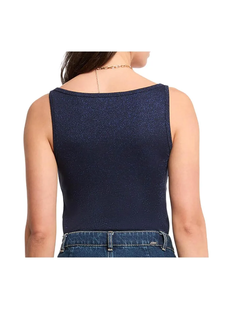 Débardeur Marine Femme Morgan Fantaisie Avec Bijoux 3