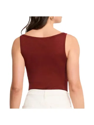 Débardeur Rouge Femme Morgan Fantaisie Avec Bijoux 2