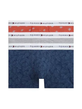 Lot de 3 Boxers Marine/Gris/Orange Homme Tommy Hilfiger Trunk 1