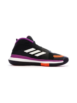 Chaussures de basketball Noires/Violettes Homme Adidas Bounce 2