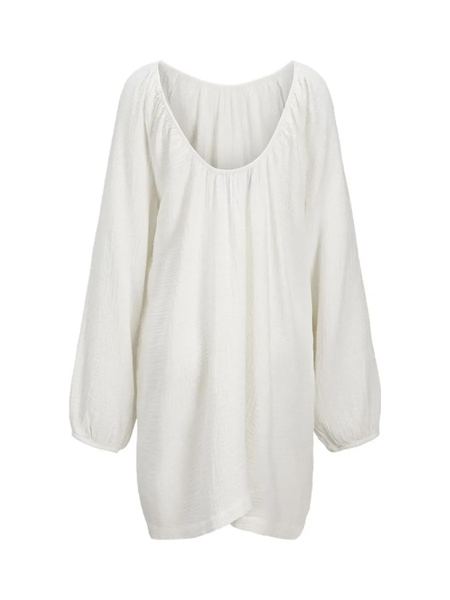 Robe Blanche Femme JJXX Muslin 5