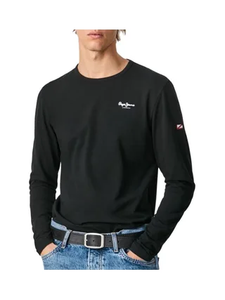 T-Shirt Manches Longues Noir Homme Pepe jeans Original Basic 2 1