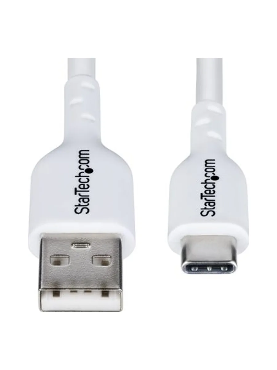 3m White USB-A to USB-C Charging Cable 6
