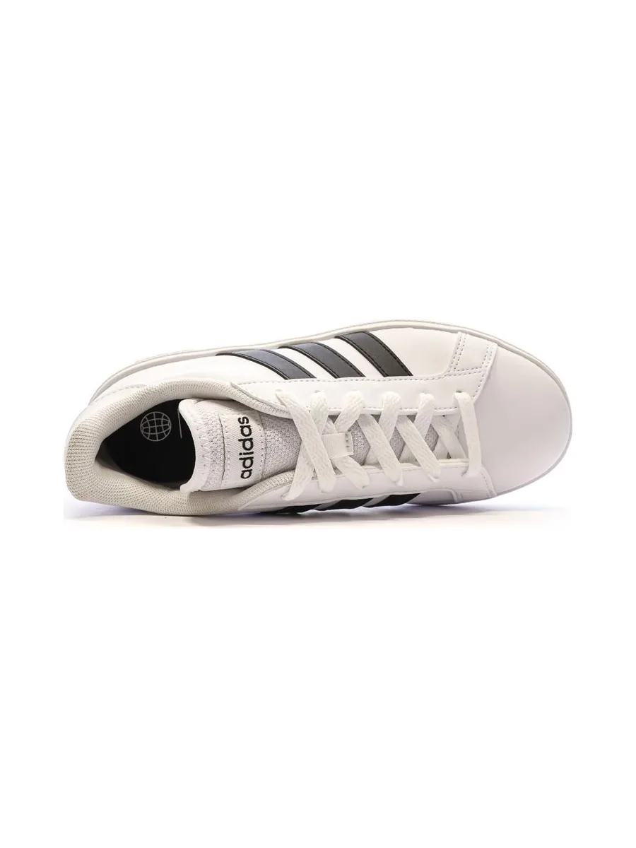 Baskets Blanches/Noires Femme Adidas Grand Court Base 2.0 5