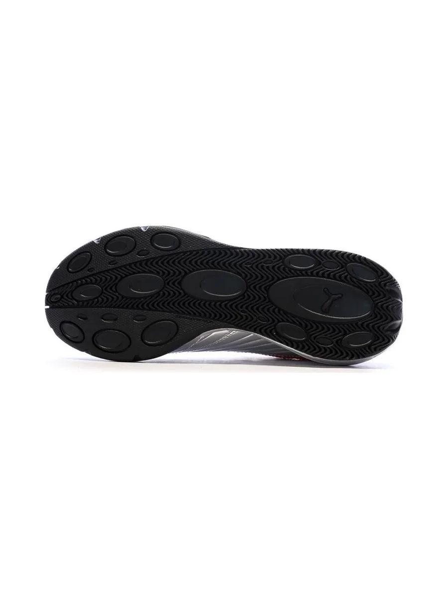 Baskets Argent/Rouge/Noir Garçon Puma Goalgetter 6
