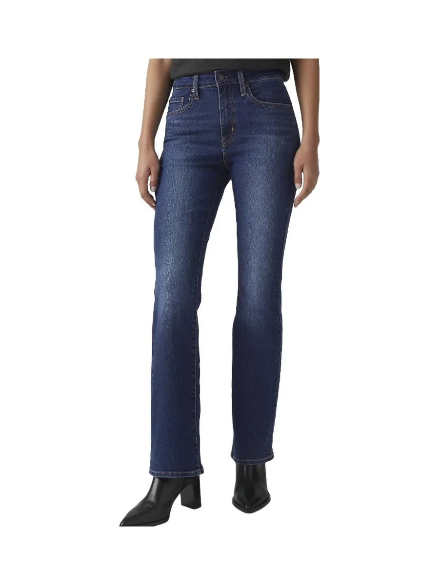 Jean 725 Bleu Foncé Bootcut Femme Levi's High Rises 2