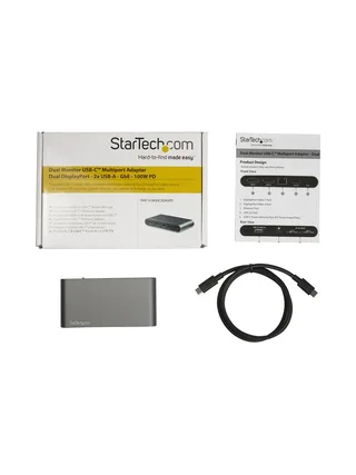 USB C Multiport Adapter Dual DP-PD 5