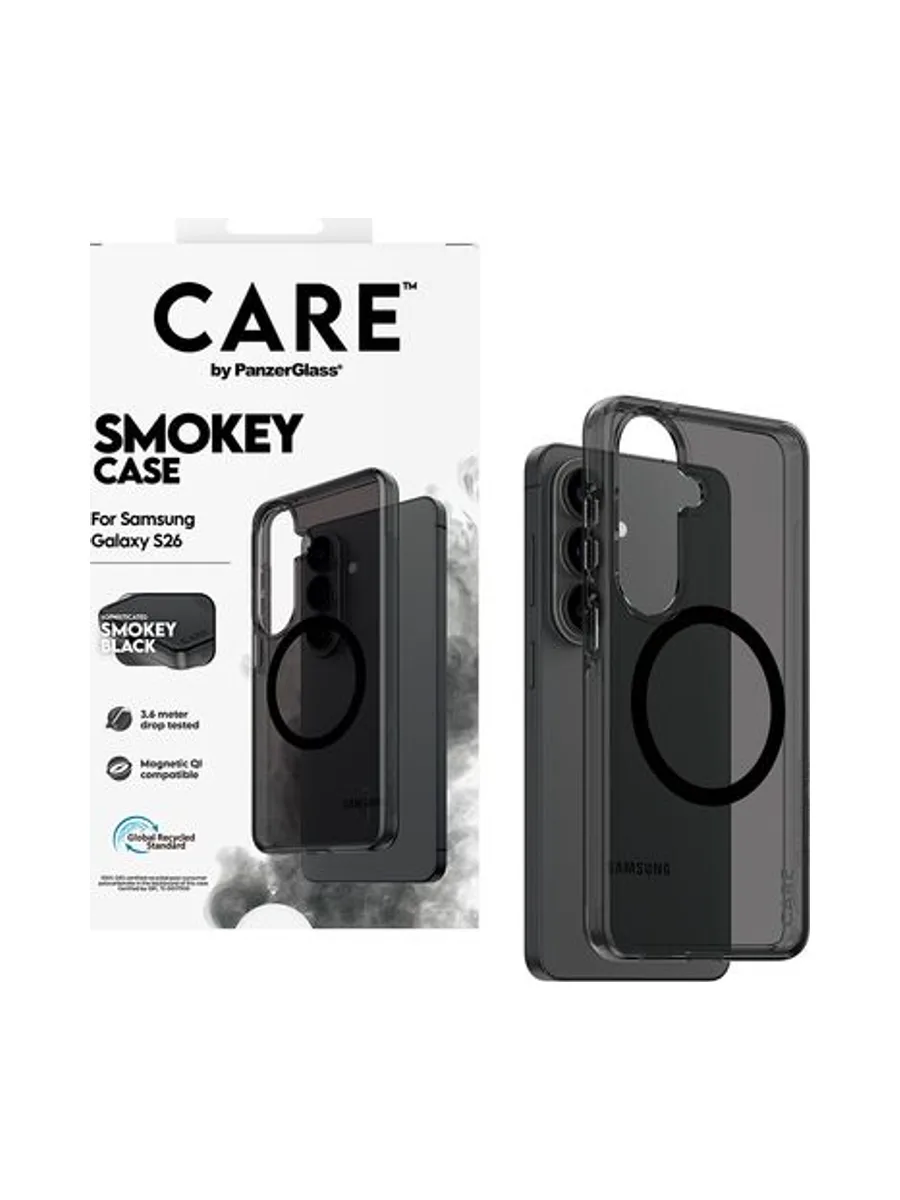 PG CARE Samsung S26 Smokey black Qi 5
