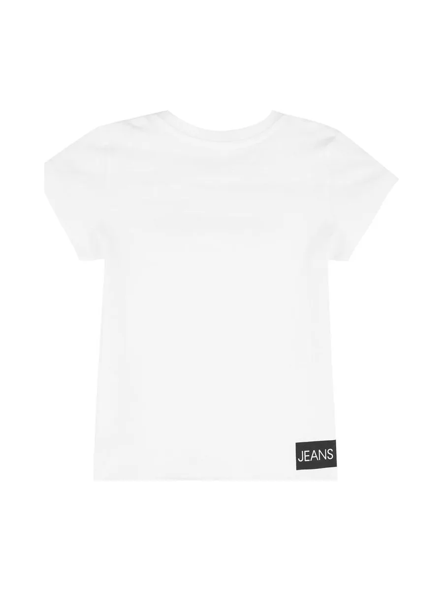 T-shirt Blanc Garçon Calvin Klein Jeans IG0IG00380 2