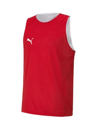 Débardeur Rouge/Blanc basketball Homme Puma Réversible 2