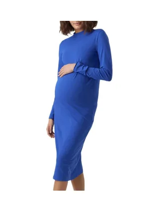 Robe de Grossesse Bleu Roi Femme Mamalicious Mlia 1
