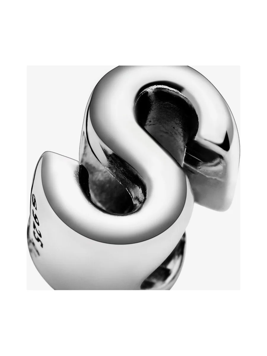 Pandora - Charm Lettre S en argent 4