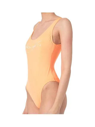 Maillot de bain Orange Femme Nike Back 1