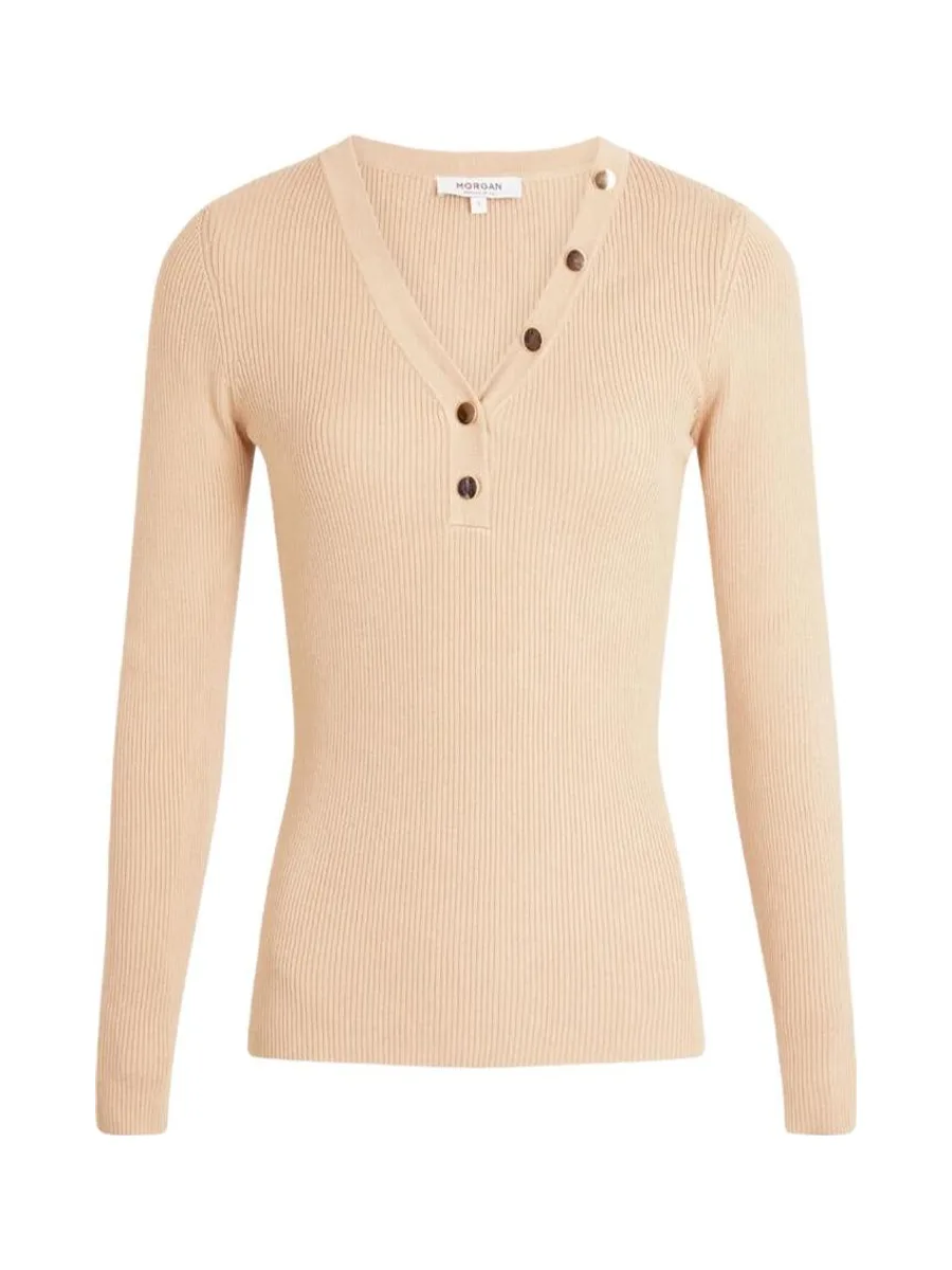 Pull Beige Femme Morgan MBANBIN 4