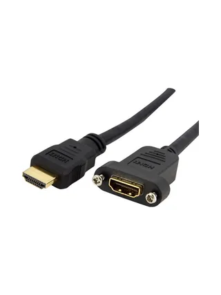 3 ft HDMI Cable for Panel Mount - F/M 1