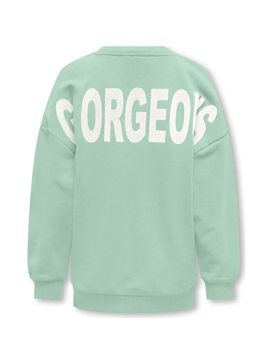 Sweat Vert Fille ONLY Georgia 3