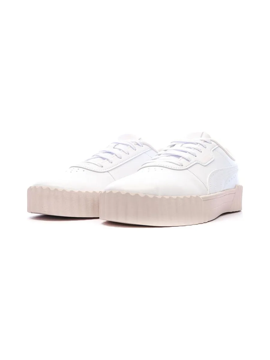 Baskets Blanches/Roses Femme Puma Carina 3.0 Cutie 7