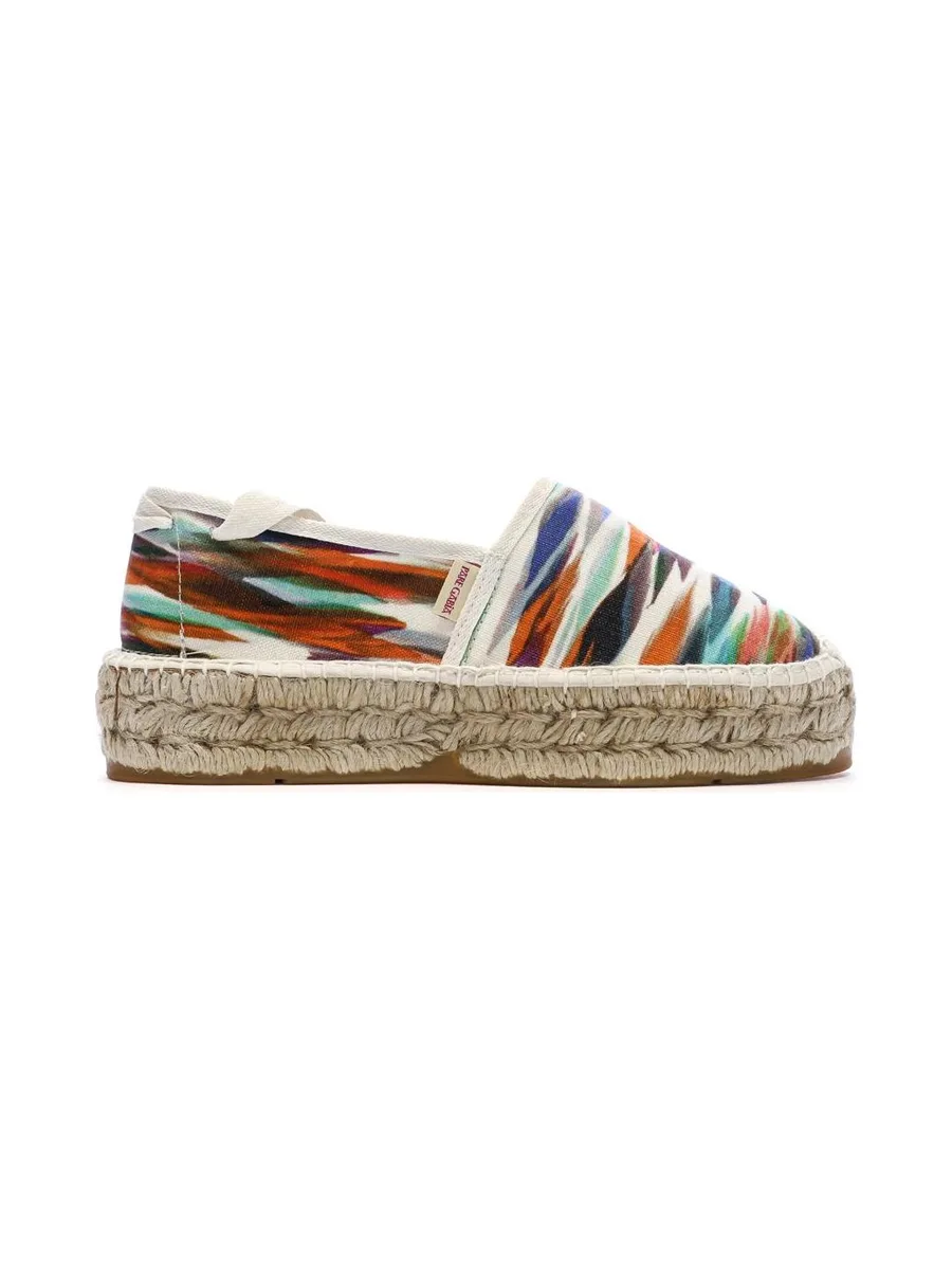 Espadrilles Blanches/Vertes Femme Pare Gabia La FÉe 3