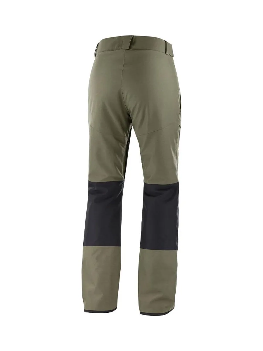 Pantalon de Ski Vert Femme Salomon Bashley Puff 3