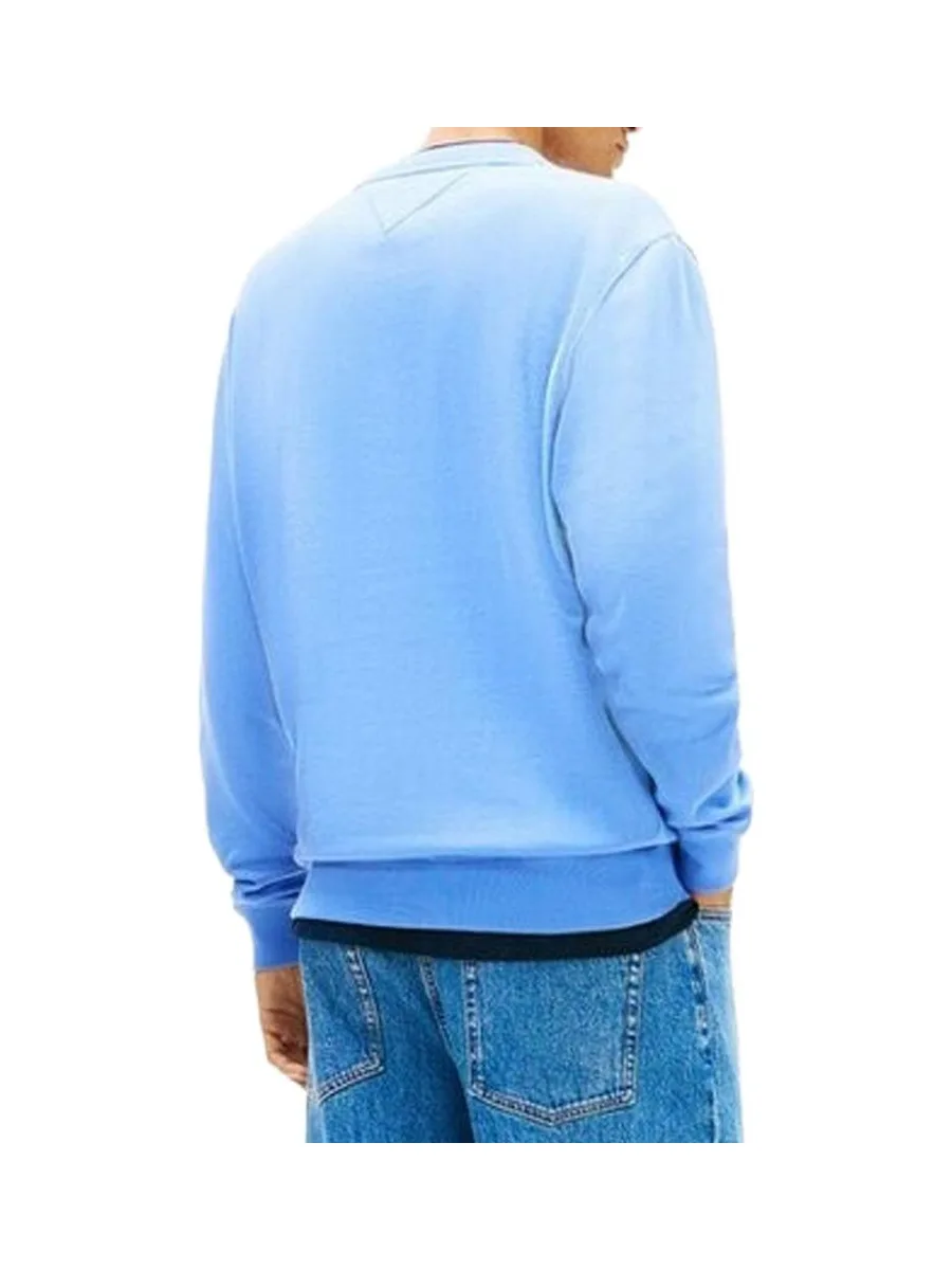 Sweat Bleu Homme Tommy Hilfiger Reg Flag Crews 3