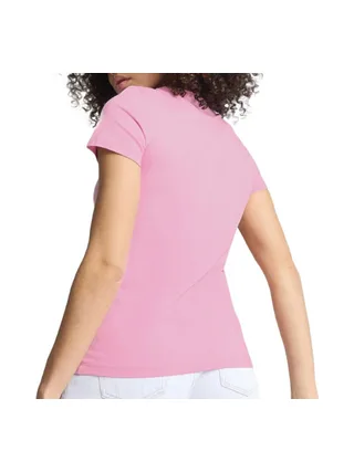 T-Shirt Rose Femme Puma Sportswear 2