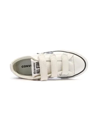 Baskets Blanches/Marines Garçon Converse Star Player 4