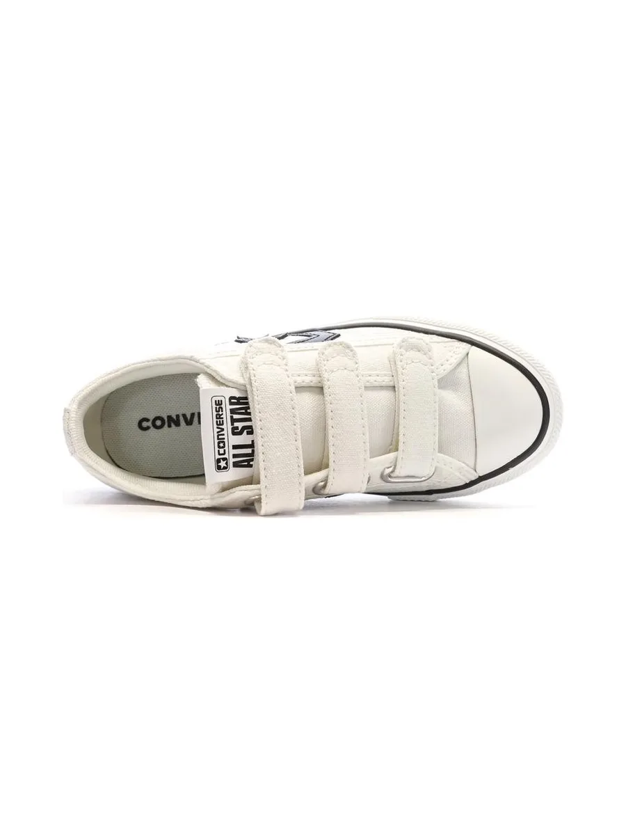 Baskets Blanches/Marines Garçon Converse Star Player 4
