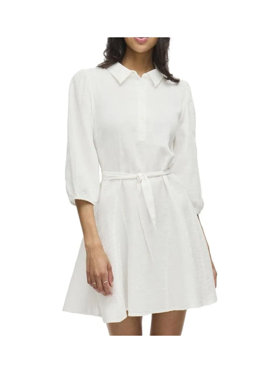 Robe Blanche Femme Vila Lania 2