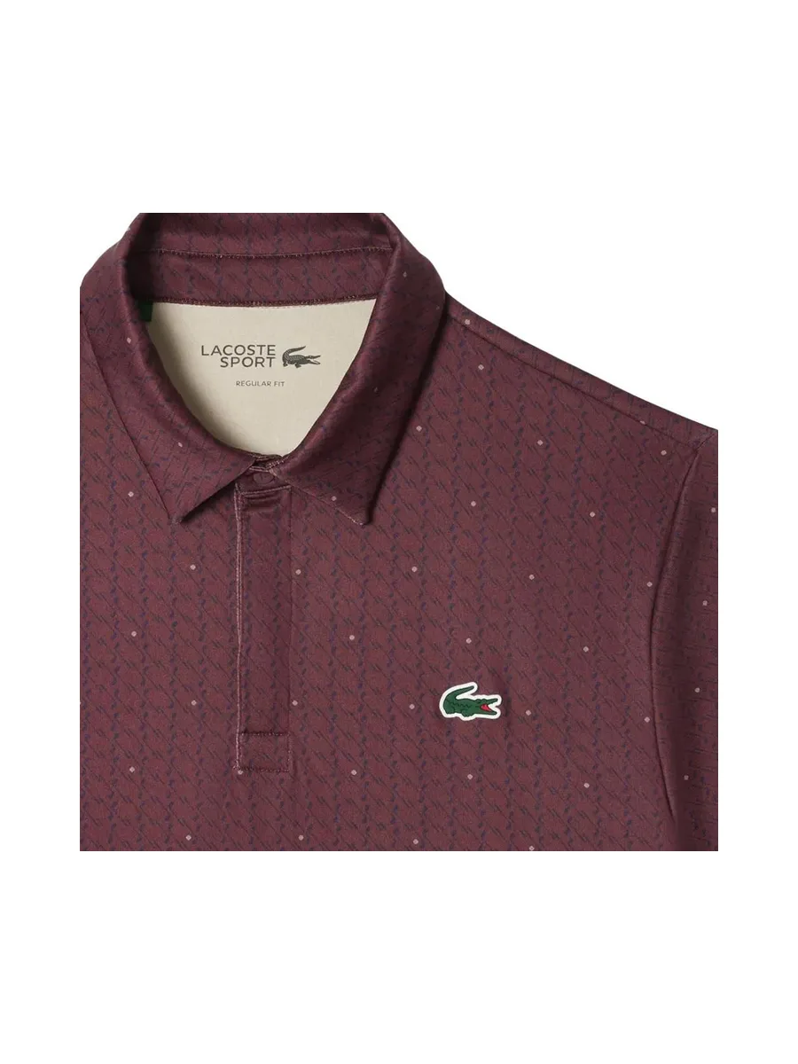 Polo Bordeaux Homme Lacoste DH5175 4