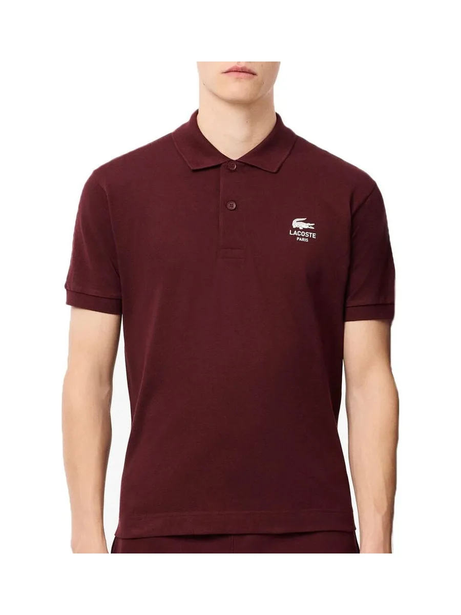 Polo Bordeaux Mixte Lacoste Bord-cotes 2