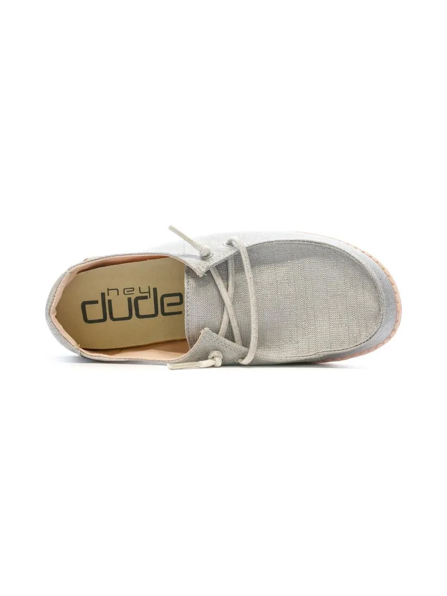 Chaussures Argentés Fille Hey Dude Wendy 4
