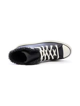 Baskets Noires Femme Converse Chuck Taylor All Star Lugged 4