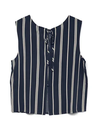 Débardeur Marine Femme Vero Moda Christina 2