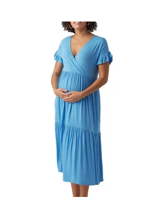 Robe D'allaitement Bleu Femme Mamalicious Helen 1