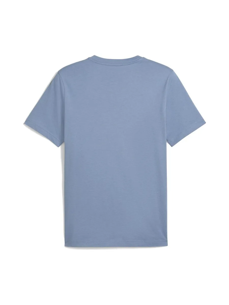 T-Shirt Bleu Homme Puma Color 3