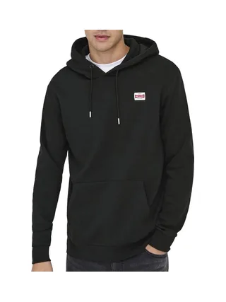 Sweat à Capuche Noir Homme Only & Sons Hoodie 1
