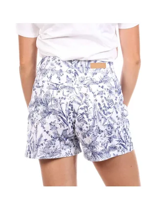 Short Blanc/Bleu Femme Sun Valley OURANA 2