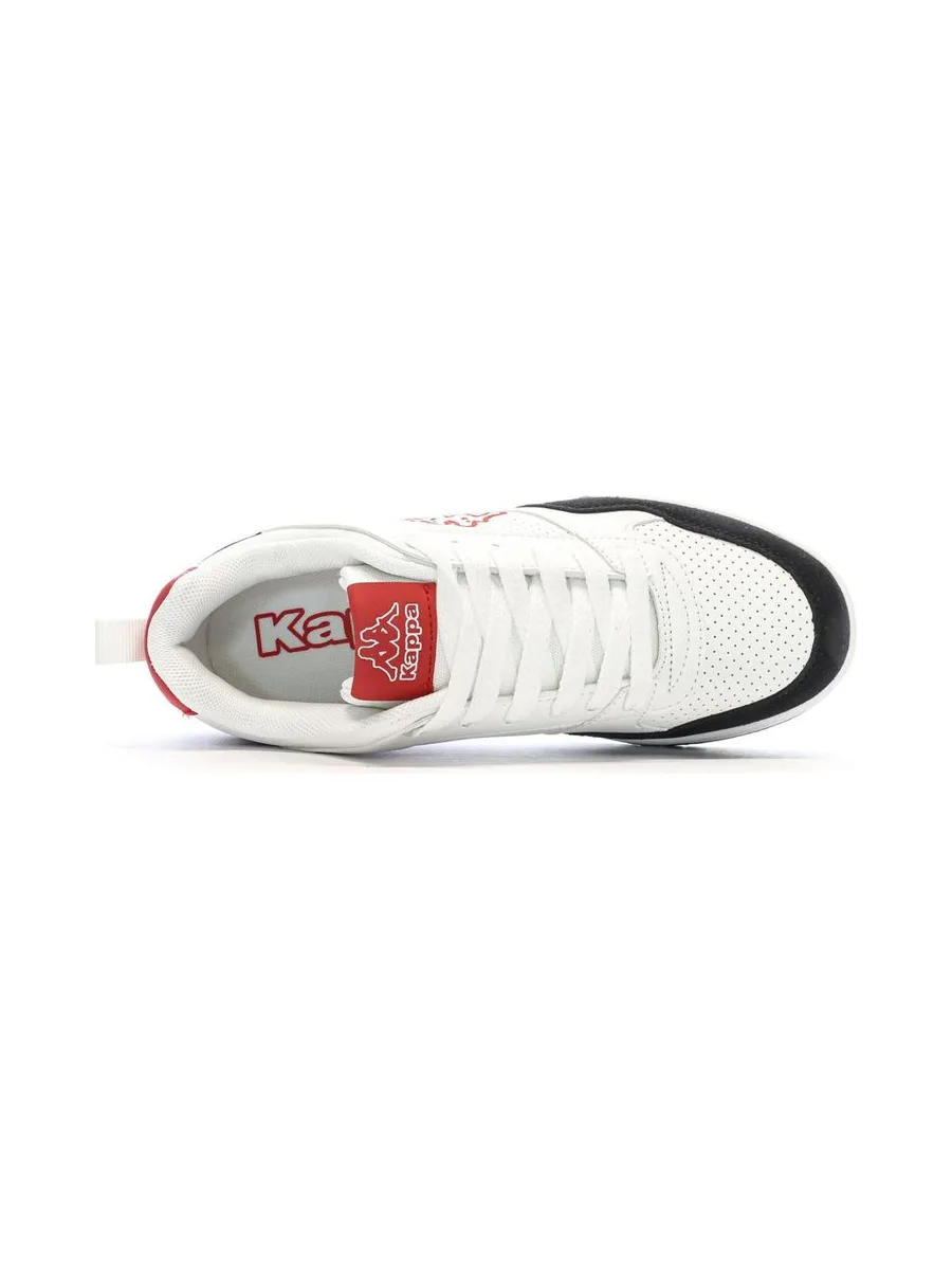 Baskets Blanches/Noires/Rouges Garçon Kappa Manis 5