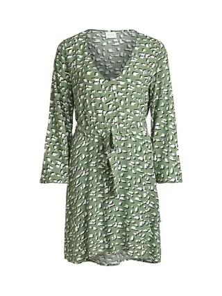 Robe Verte Femme Vila Viska 1