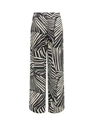Pantalon fluide Beige/Noire Femme JDY Ebbie 2