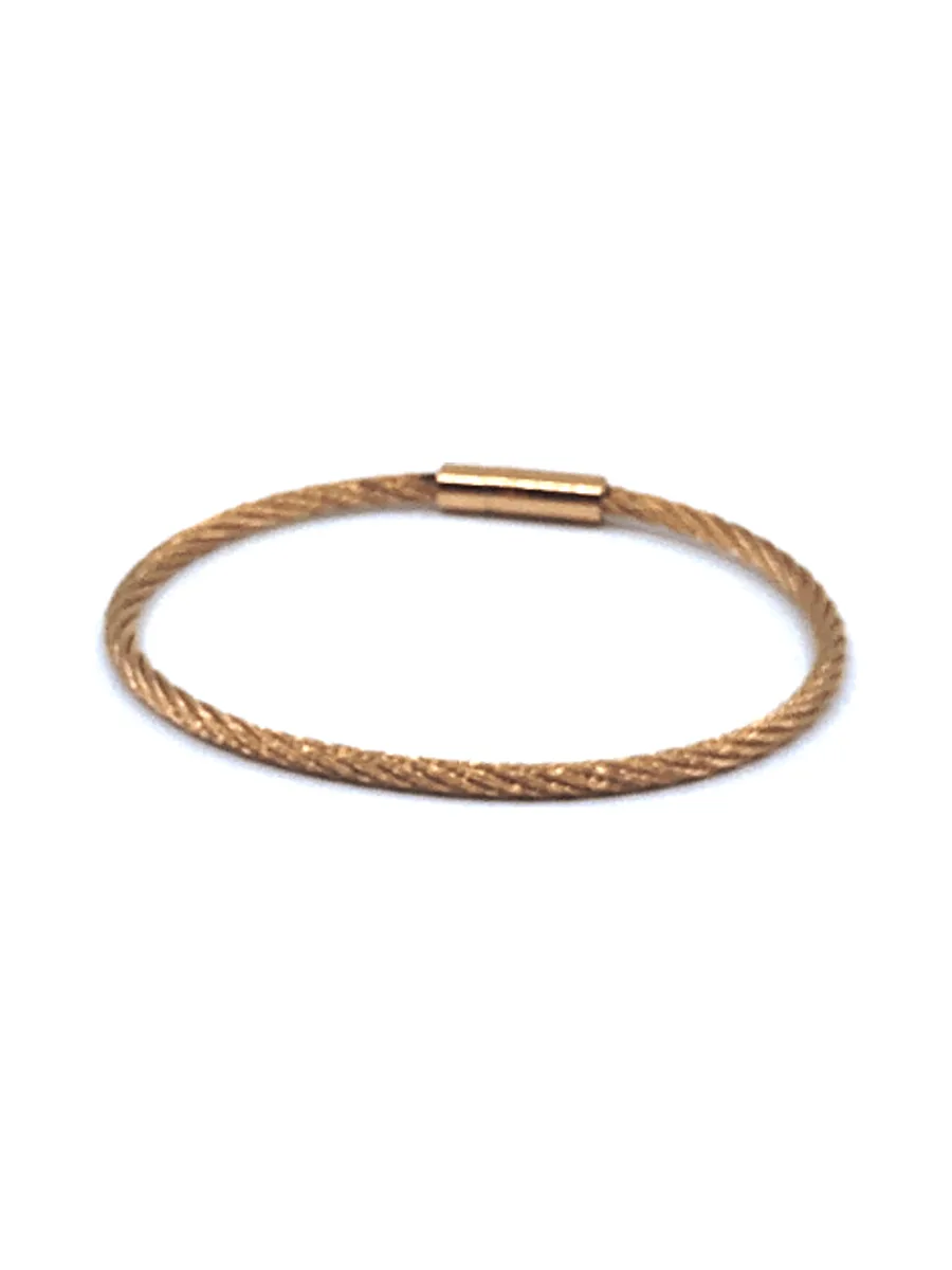 Bracelet Lourmel rose doré - acier 5