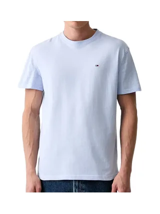 T-shirt Bleu Clair Homme Tommy Hilfiger Tjm Slim Linear 1