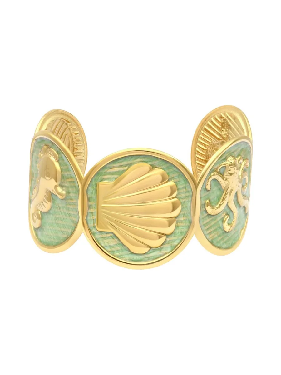 Bracelet Vert Femme Clio Blue Coquillage 2