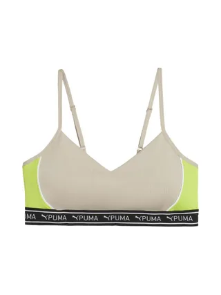Brassière Beige/Jaune Fluo Femme Puma Move Strong 1