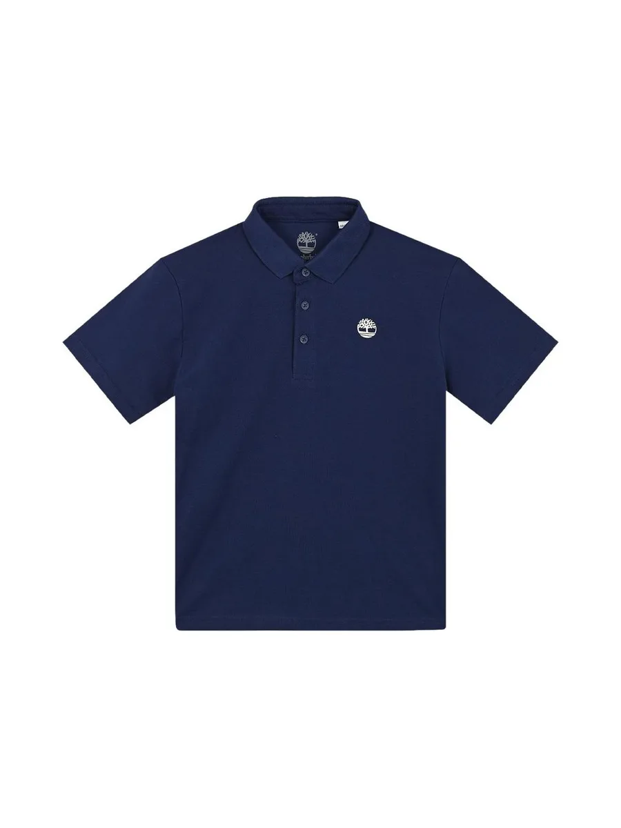 Polo Marine/Blanc Garçon Timberland T6043711 2