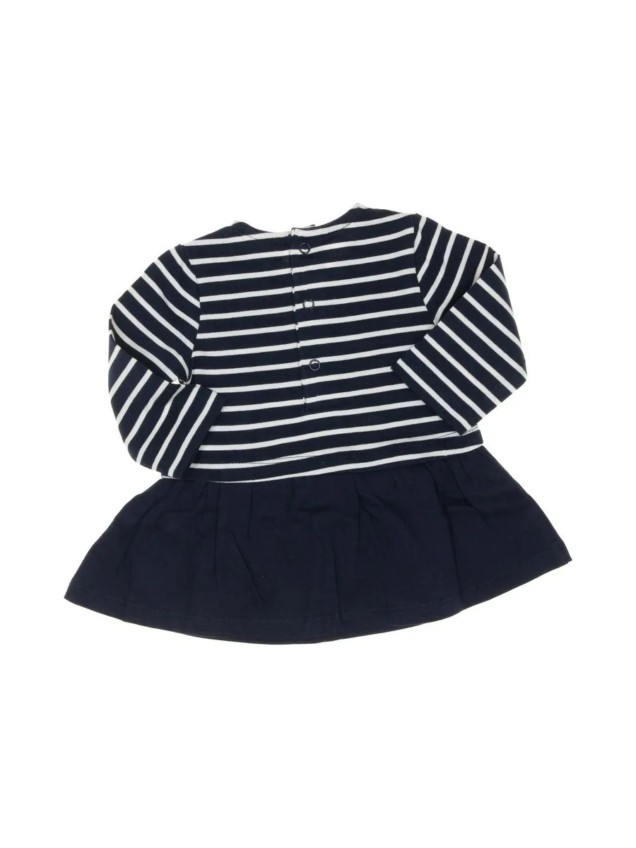 Robe Marine/Blanche Fille Elle est ou la mer Rulipe 3