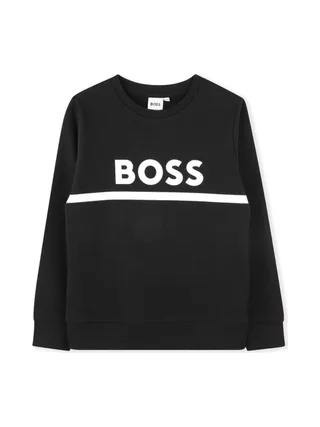 Sweat Noir Garçon Hugo Boss J52732 1